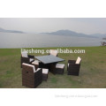 Miami rattan furniture Garden set Outdoor Rattan Chair with Rattan Table dining cube